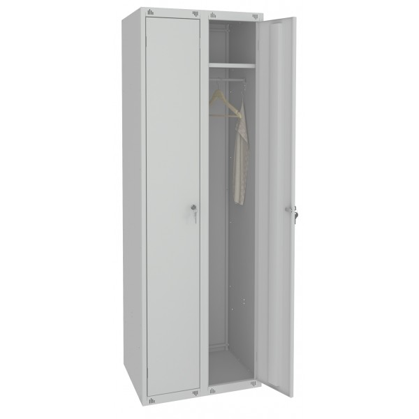 Металлический гардеробный шкаф ШМ-22(600)-1850х600х490